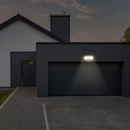 Projecteur solaire avec détecteur LED/5W/3,7V IP65 4000K 3000 mAh