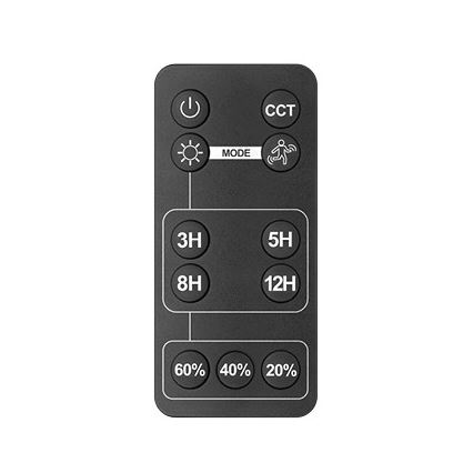 Projecteur solaire d'extérieur avec détecteur LED/30W/6,4V IP65 3000/4000K 6000 mAh + Télécommande