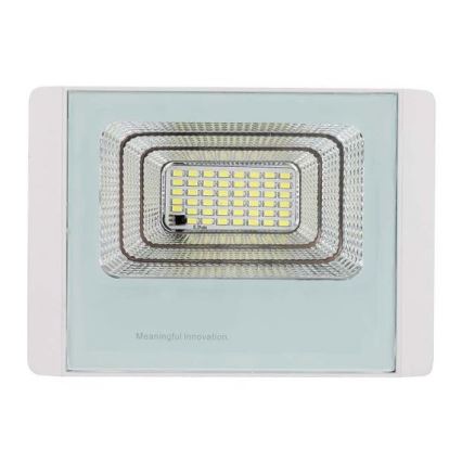 Projecteur solaire d'extérieur LED/12W/3,2V IP65 4000K + Télécommande