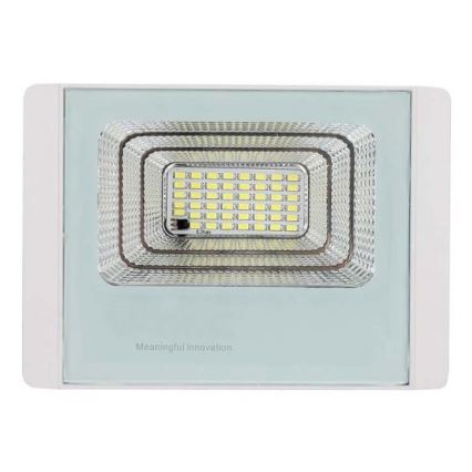 Projecteur solaire d'extérieur LED/12W/3,2V IP65 6400K + Télécommande