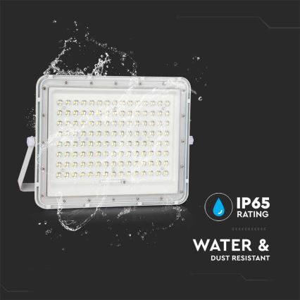 Projecteur solaire d'extérieur LED/20W/3,2V 6400K blanc IP65 16000 mAh + Télécommande