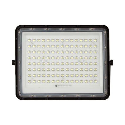 Projecteur solaire d'extérieur LED/20W/3,2V 6400K noir IP65 + télécommande