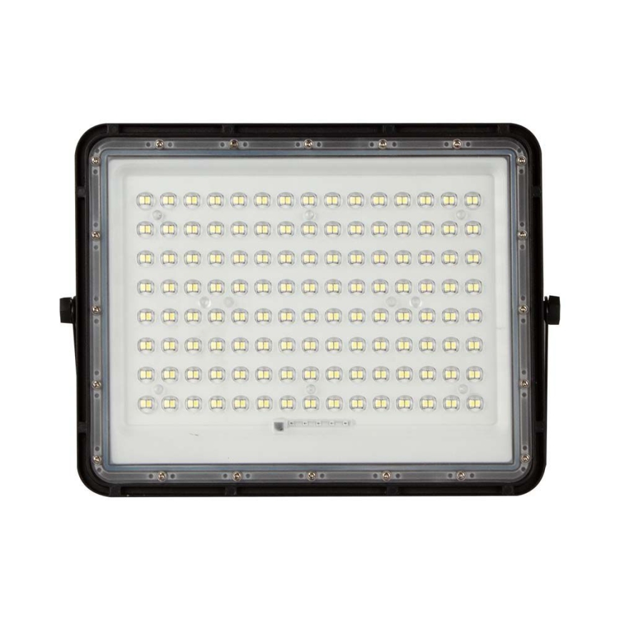 Projecteur solaire d'extérieur LED/20W/3,2V 6400K noir IP65 + télécommande