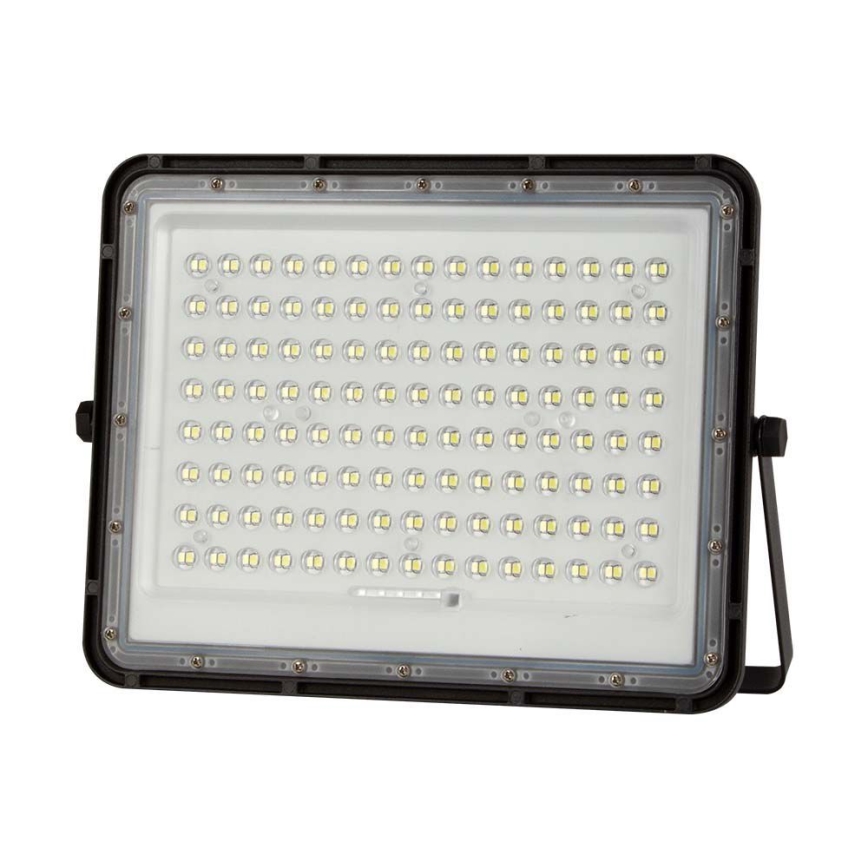 Projecteur solaire d'extérieur LED/20W/3,2V 6400K noir IP65 + télécommande