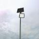 Projecteur solaire extérieur à intensité variable LED/10W/3,2V IP65 6400K noir + télécommande