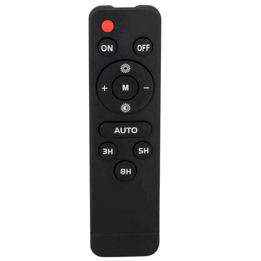 Projecteur solaire extérieur à intensité variable LED/15W/3,2V IP65 4000K noir + télécommande