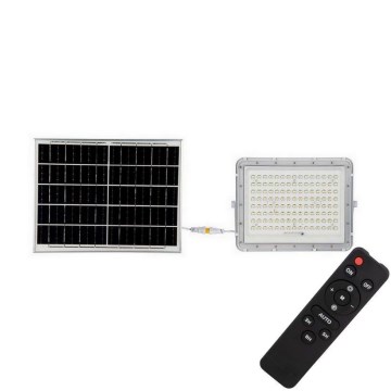 Projecteur solaire extérieur LED/20W/3,2V 4000K blanc IP65 + télécommande