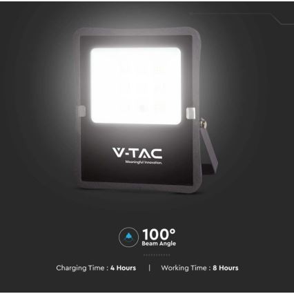Projecteur solaire extérieur LED/6W/3,2V 6400K IP65 + Télécommande