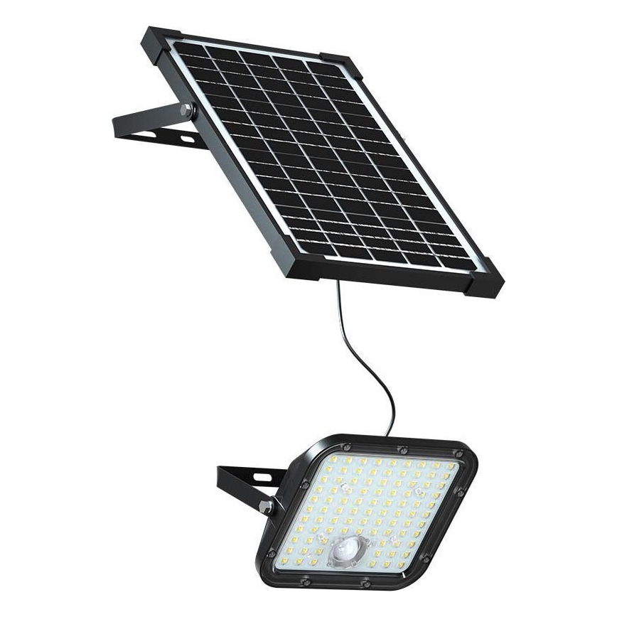 Projecteur solaire LED avec capteur LED/30W/6,4V 4000K 6000 mAh + télécommande