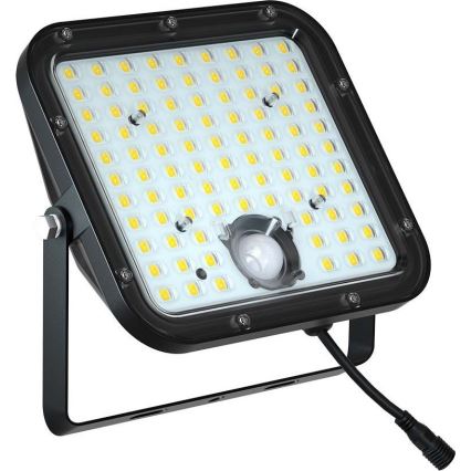 Projecteur solaire LED avec détecteur LED/30W/6,4V 6400K 6000 mAh + télécommande