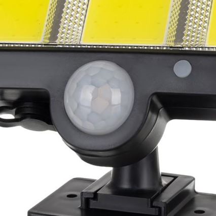 Projecteur solaire LED avec détecteur INTEGRA LED/3W/3,7V IP44 + Télécommande