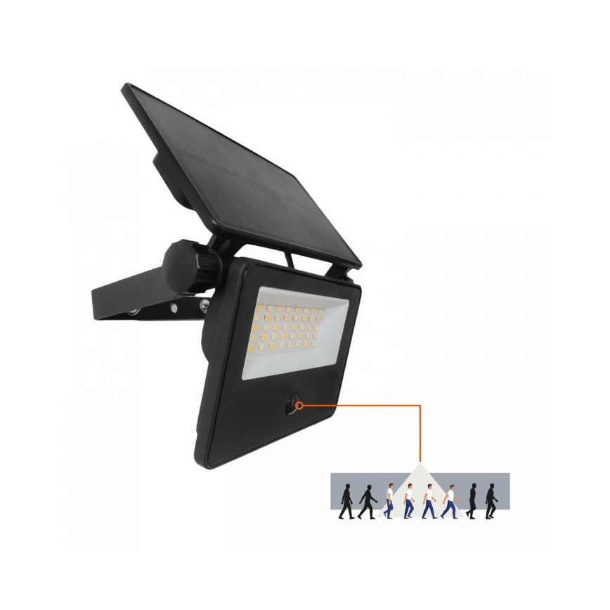 Projecteur solaire à LED avec capteur NCS G2 LED/20W/3,7V 3000/4000/6500K IP54 2600 mAh