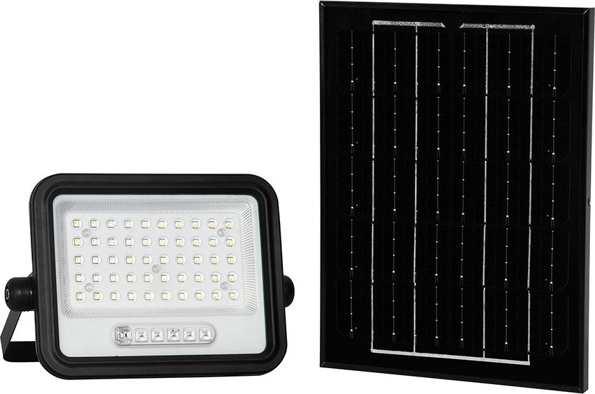 Projecteur solaire LED dimmable LED/100W/3,2V 2000-8000K IP65 5000 mAh noir + télécommande