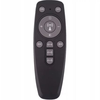 Projecteur solaire LED dimmable LED/150W/3,2V 5000K 15000 mAh IP65 noir + télécommande