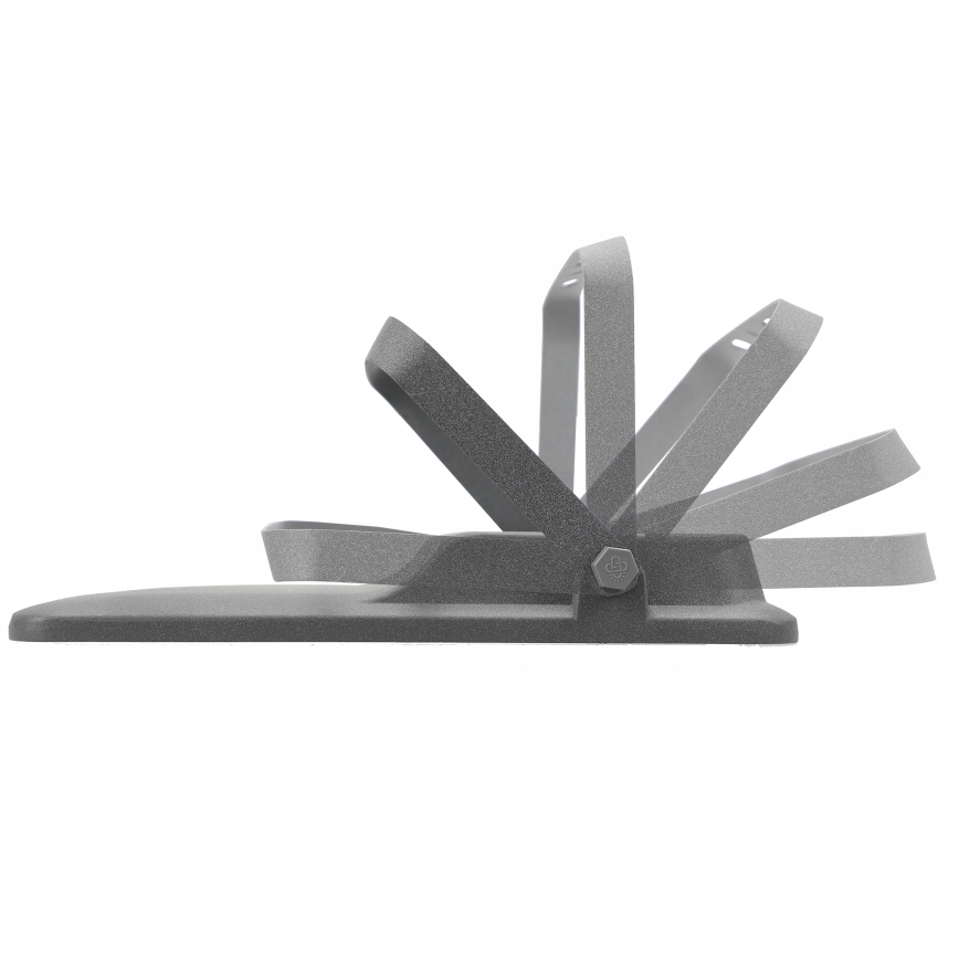 Projecteur solaire LED dimmable 50W/3,2V 5000K 6000 mAh IP65 noir + télécommande