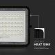 Projecteur solaire LED extérieur à intensité variable LED/15W/3,2V IP65 6400K noir + télécommande