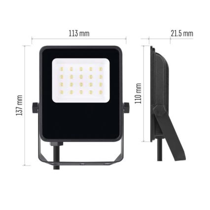 Projecteur VISIO LED/10W/230V 4000K IP65