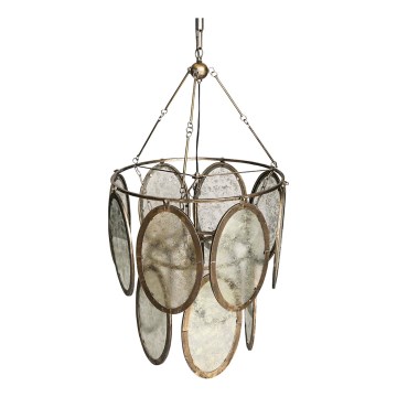 PTMD - Lustre à chaîne DAIREN 1xE27/40W/230V Ø 51 cm