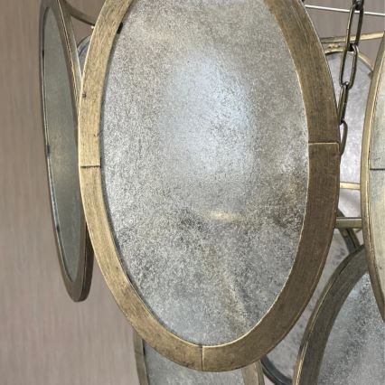 PTMD - Lustre à chaîne DAIREN 1xE27/40W/230V Ø 51 cm