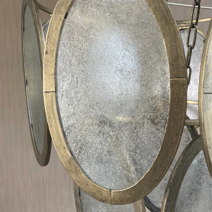 PTMD - Lustre à chaîne DAIREN 1xE27/40W/230V Ø 51 cm