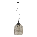 PTMD - Lustre sur chaîne BAYU 1xE27/40W/230V Ø 37 cm