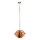 PTMD - Lustre sur chaîne ZANTH 1xE27/40W/230V diam. 42 cm cuivré