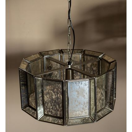 PTMD - Suspension à chaîne ANTIQUE 1xE27/40W/230V Ø 46 cm