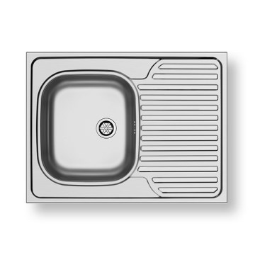 Pyramis 101041501 - Évier de cuisine CORE 80x60 cm satiné