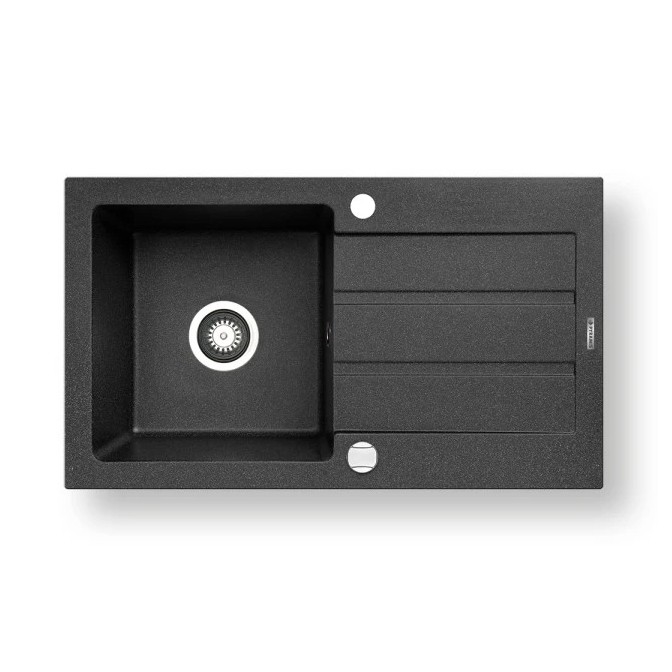 Pyramis 70006801 - Évier de cuisine NEXT 76x44 cm granit/noir