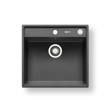 Pyramis 70007601 - Évier de cuisine CAMEA 50x53 cm granit/noir