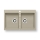 Pyramis 70053101 - Évier de cuisine SPARTA 78x50 cm granit/beige