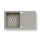 Pyramis 70053701 - Évier de cuisine NEXT 76x44 cm granit/gris