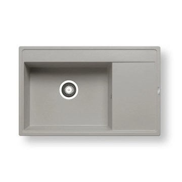 Pyramis 70058701 - Évier de cuisine CAMEA 79x50 cm granit/gris