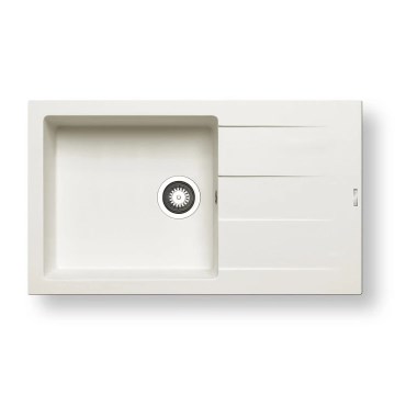 Pyramis 70070611 - Évier de cuisine ATHLOS 86x50 cm granit/blanc