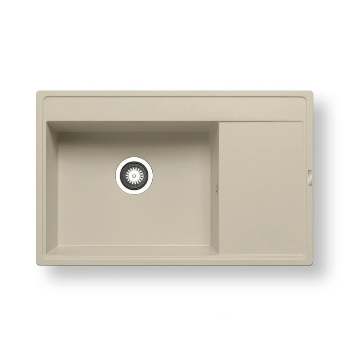 Pyramis 70074201 - Évier de cuisine CAMEA 79 x 50 cm en granit, beige