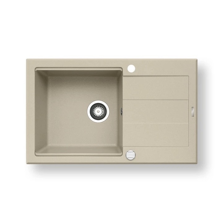 Pyramis 70083601 - Évier de cuisine SPARTA PLUS LUX 78x48 cm granit/beige