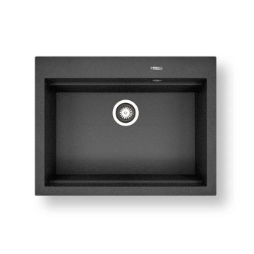 Pyramis 70094201 - Évier de cuisine SIROS 67x51,5 cm  granit/noir