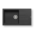 Pyramis 70107111 - Évier de cuisine ATHLOS 86x50 cm granit/noir