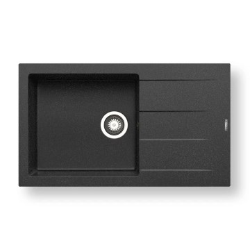 Pyramis 70107111 - Évier de cuisine ATHLOS 86x50 cm granit/noir