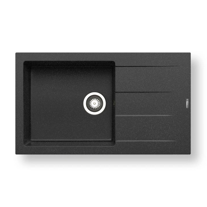 Pyramis 70107111 - Évier de cuisine ATHLOS 86x50 cm granit/noir