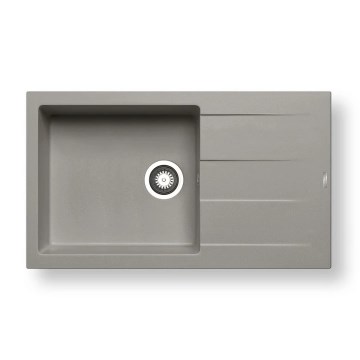 Pyramis 70107211 - Évier de cuisine ATHLOS 86x50 cm granit/gris