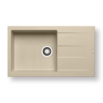 Pyramis 70107311 - Évier de cuisine ATHLOS 86x50 cm granit/beige