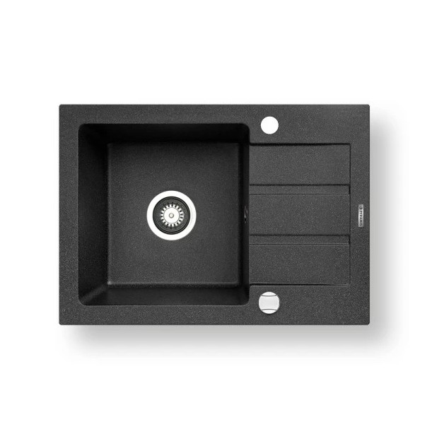 Pyramis 70165701 - Évier de cuisine NEXT 62x44 cm granit/noir