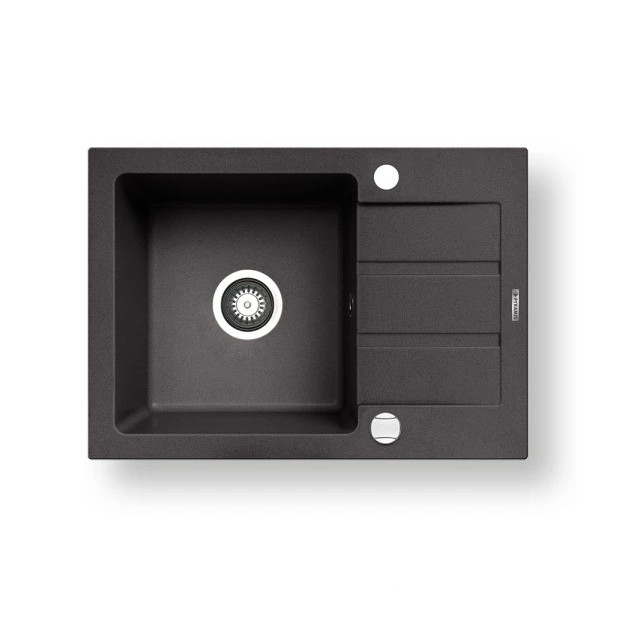 Pyramis 70166501 - Évier de cuisine NEXT 62x44 cm granit/noir mat