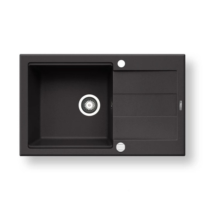 Pyramis 70167101 - Évier de cuisine SPARTA PLUS LUX 78x48 cm granit/noir