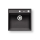 Pyramis 70168301 - Évier de cuisine CAMEA 50x53 cm granit/noir