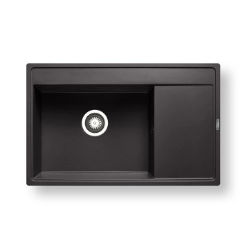 Pyramis 70168401 - Évier de cuisine CAMEA 79x50 cm granit/noir
