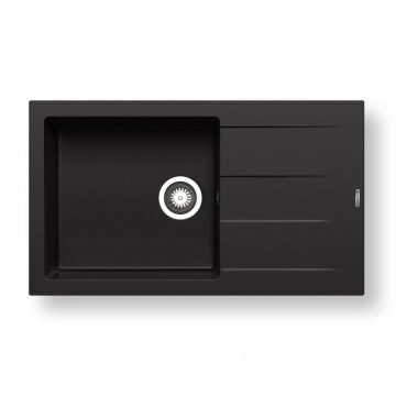 Pyramis 70217801 - Évier de cuisine ATHLOS 86x50 cm granit/noir mat