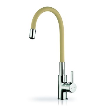 Pyramis 90938101 - Robinet d'évier avec bras flexible FLESSI beige