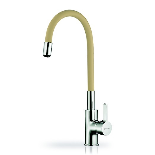 Pyramis 90938101 - Robinet d'évier avec bras flexible FLESSI beige